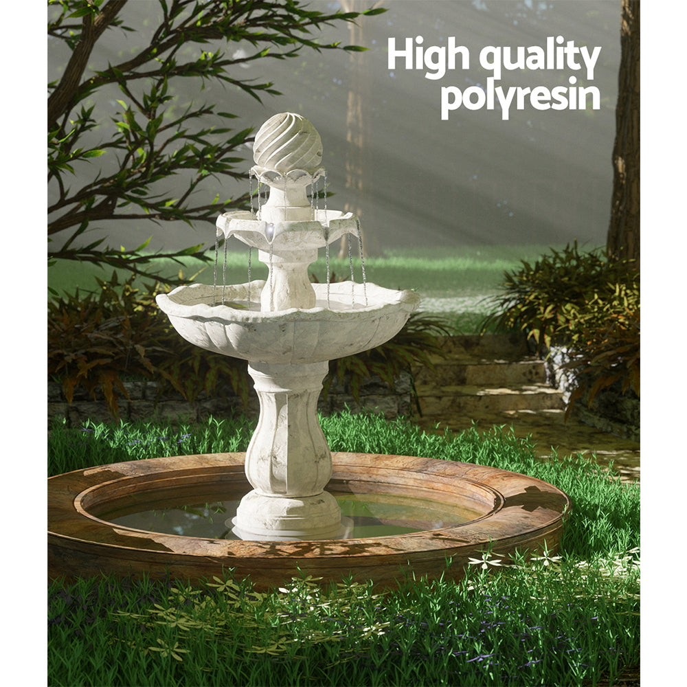 Gardeon Solar 3 Tier Water Feature with Pump Kit