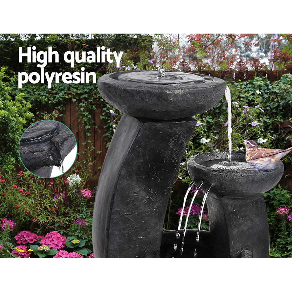Gardeon 3 Tier Solar Water Feature with LED