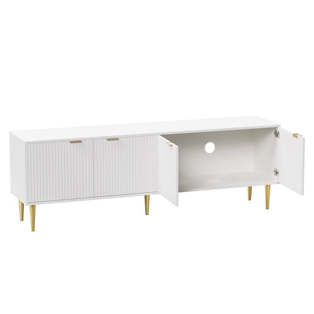 Riley 180cm White TV Cabinet