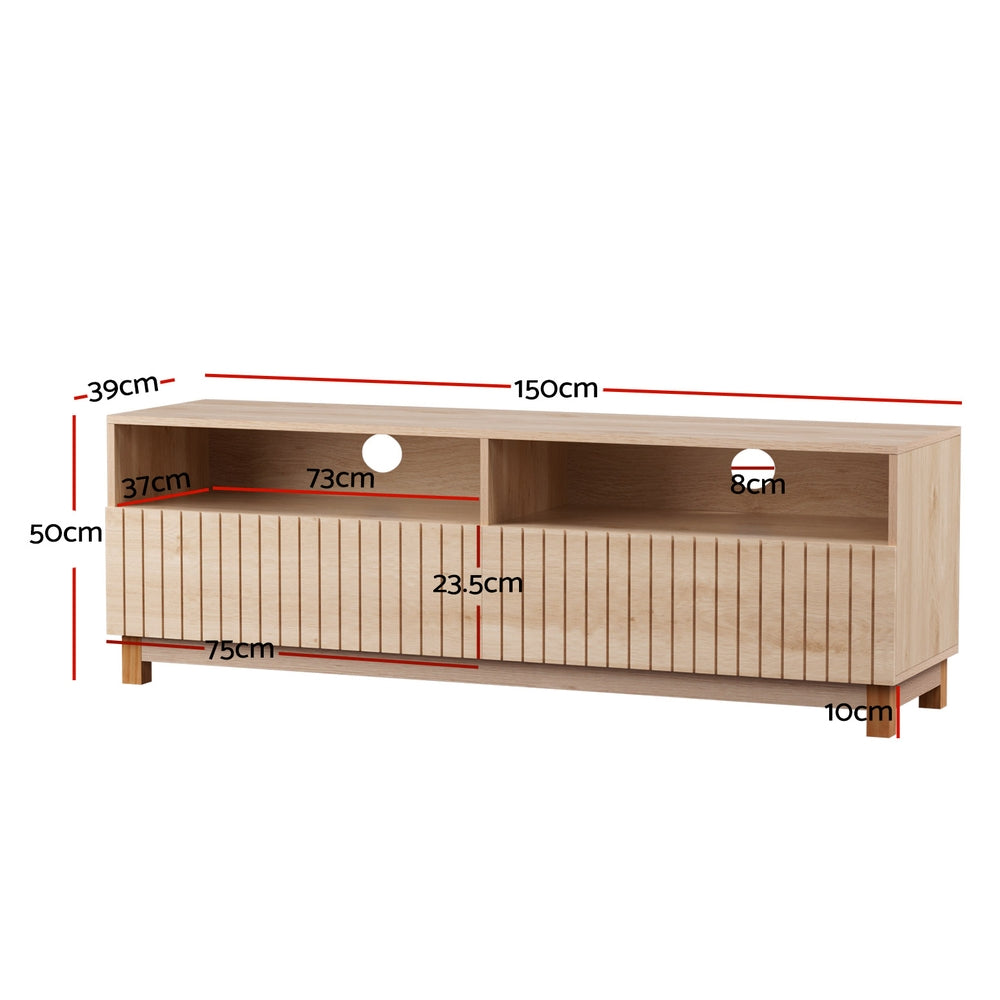 Karel Fluted TV Cabinet
