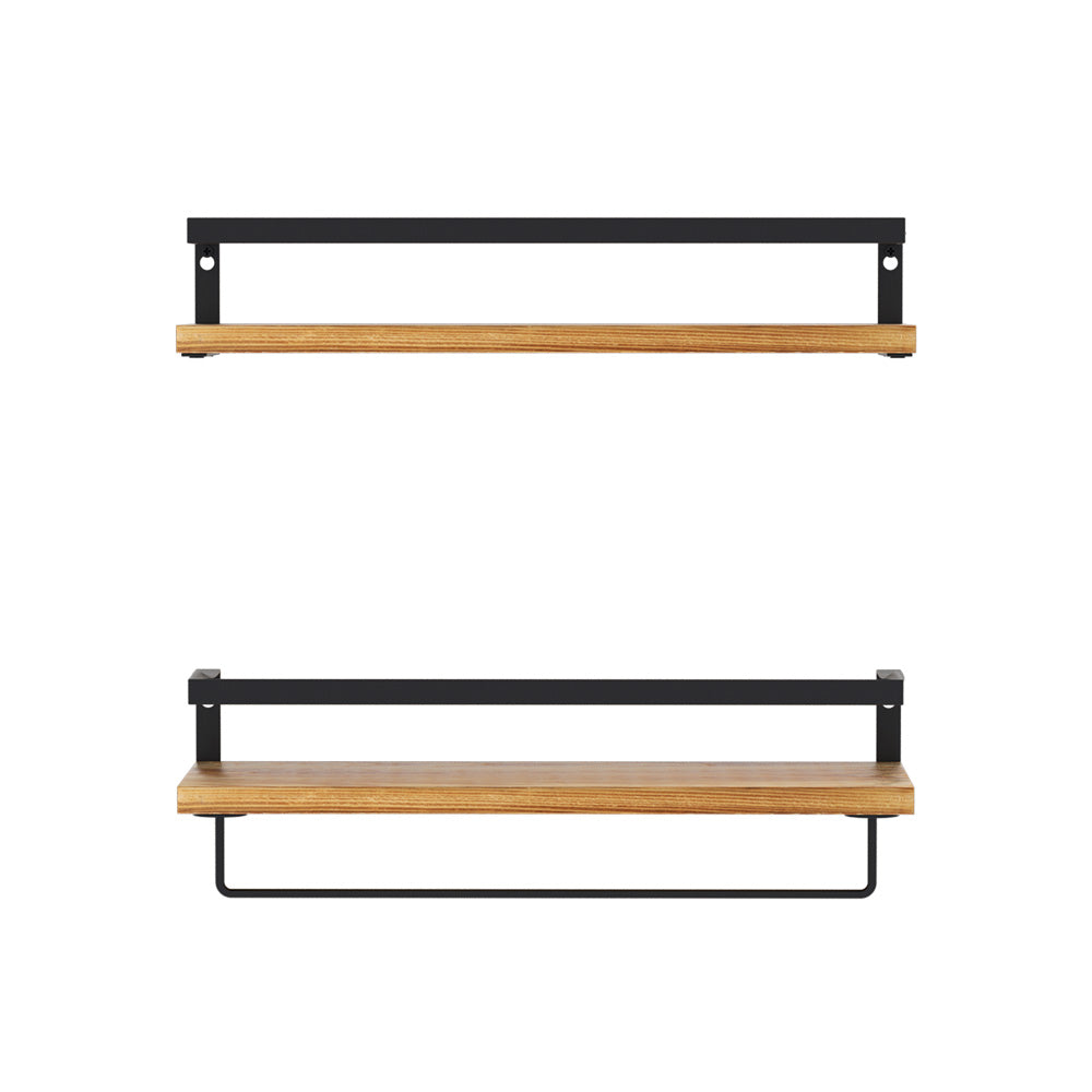 Melis Set of 2 Floating Wall Shelves
