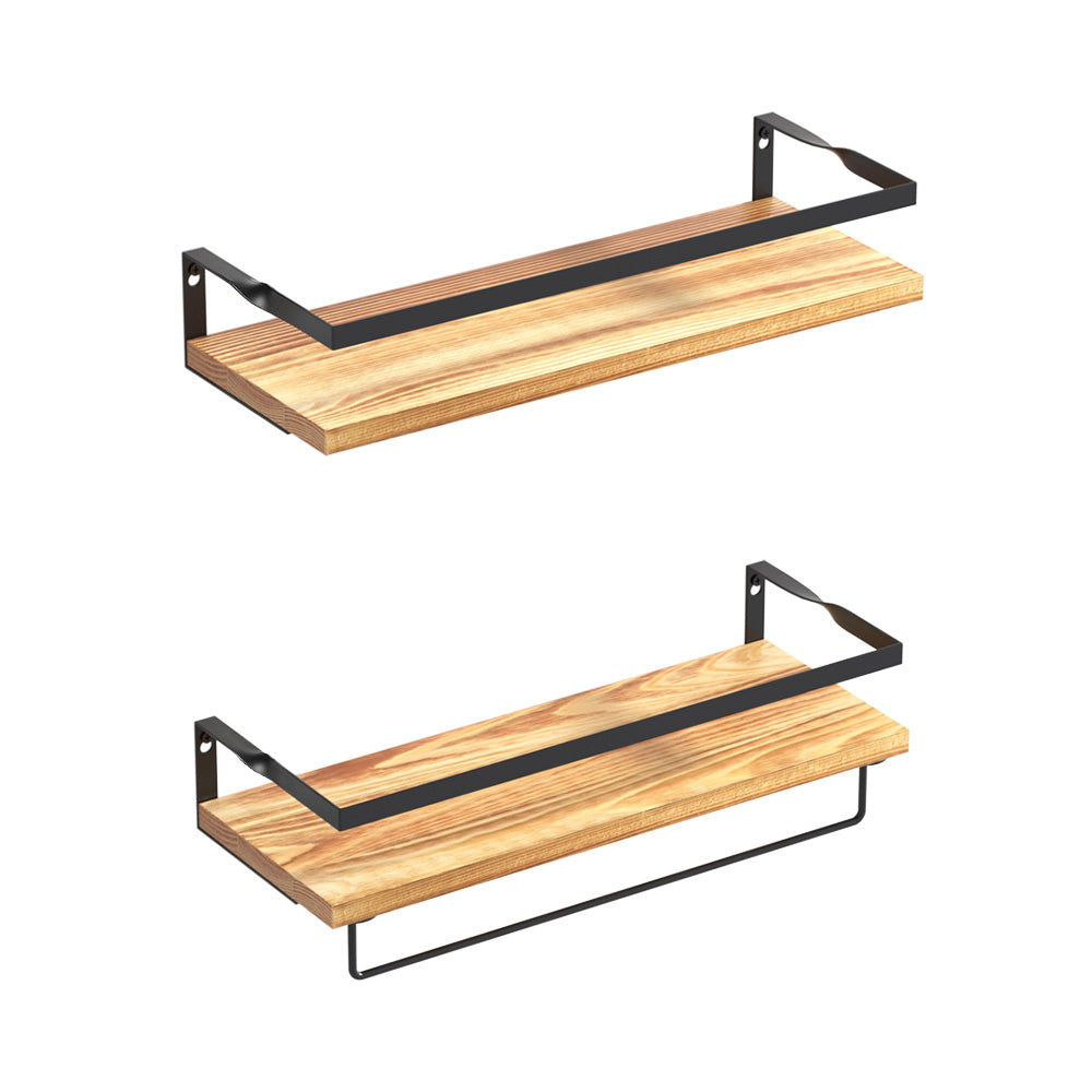Melis Set of 2 Floating Wall Shelves