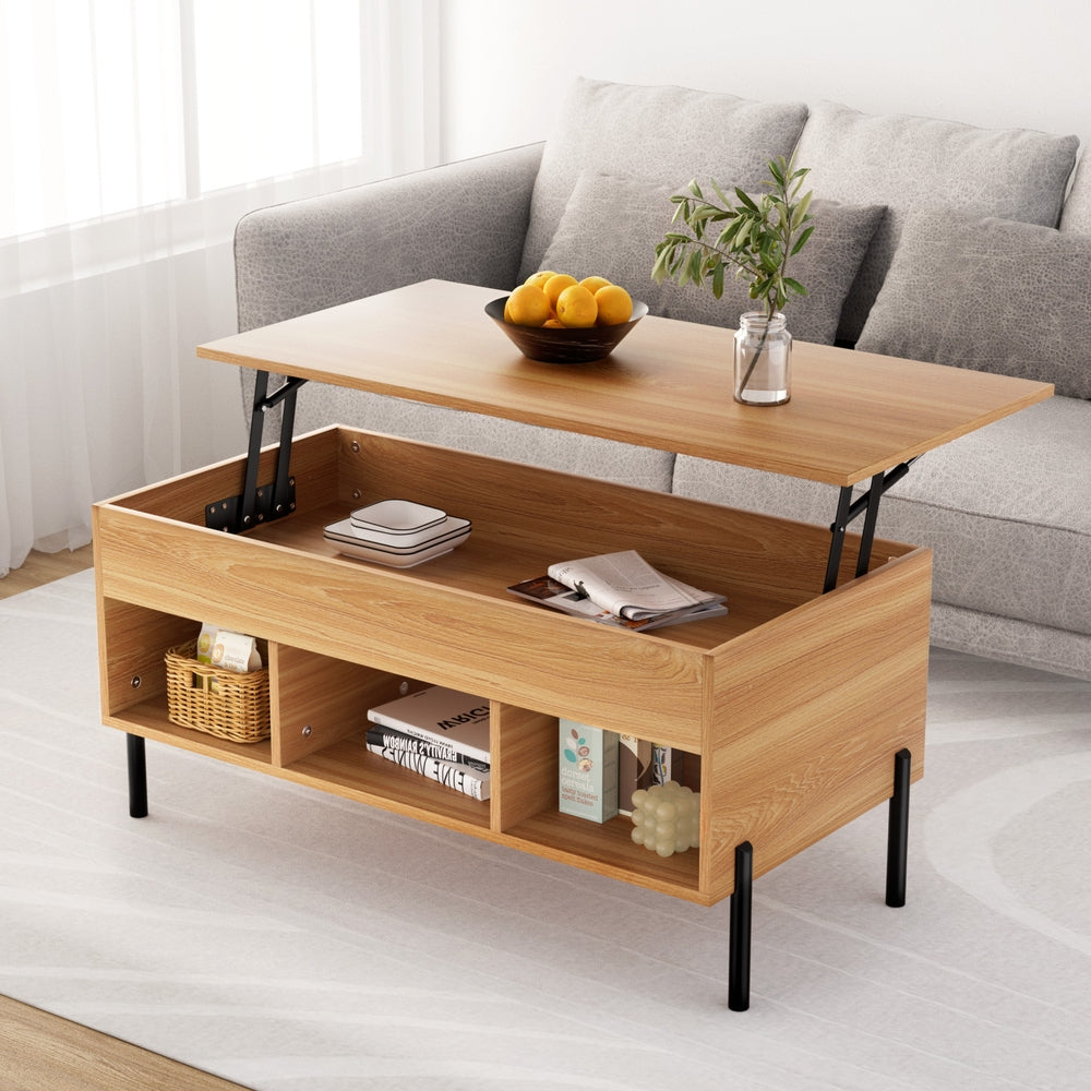Artiss Oak Lift-top Coffee Table