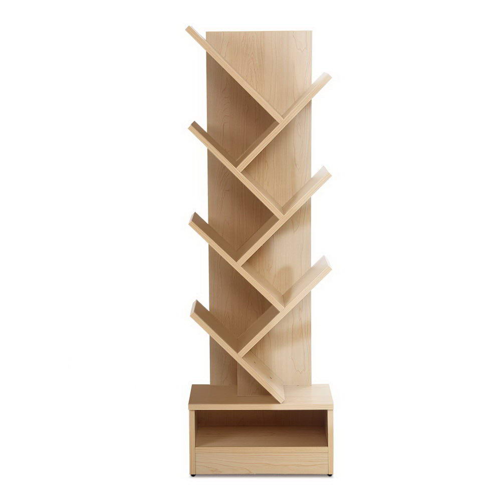 Echo 7 Tier Oak Tree Bookshelf