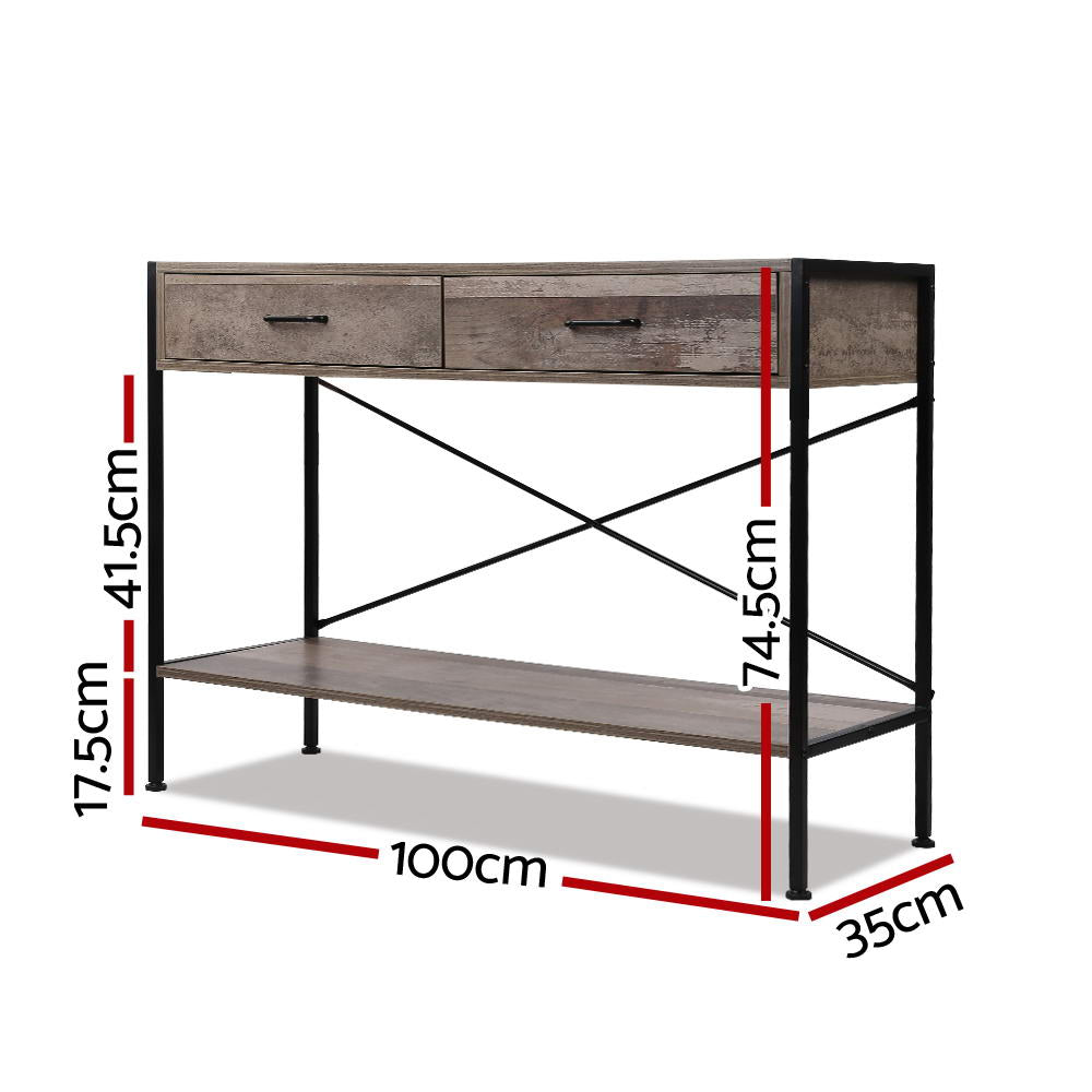 Marconi 2 Drawer Console Table