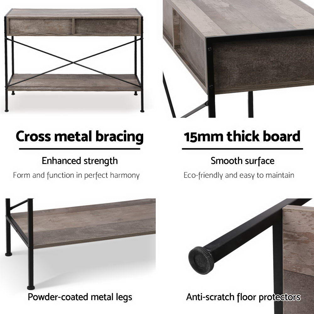 Marconi 2 Drawer Console Table