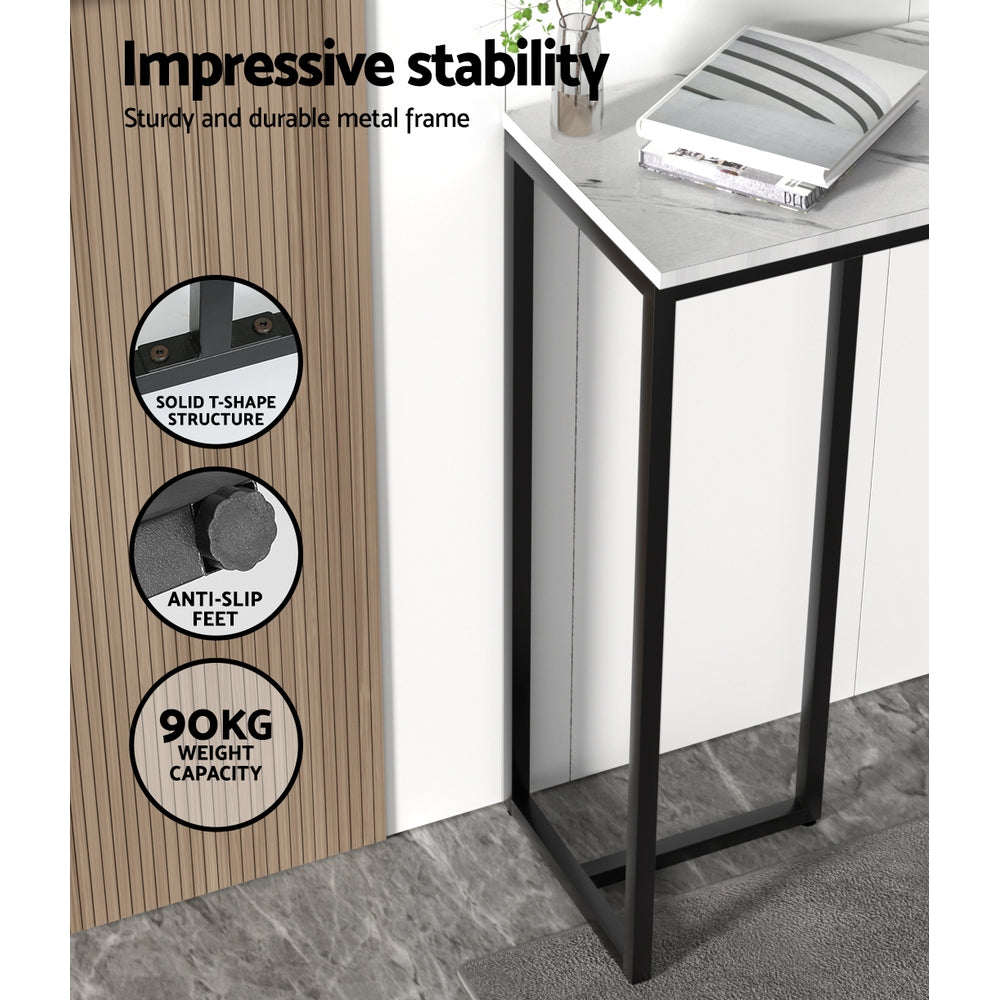 Frenisha Marble Effect Console Table