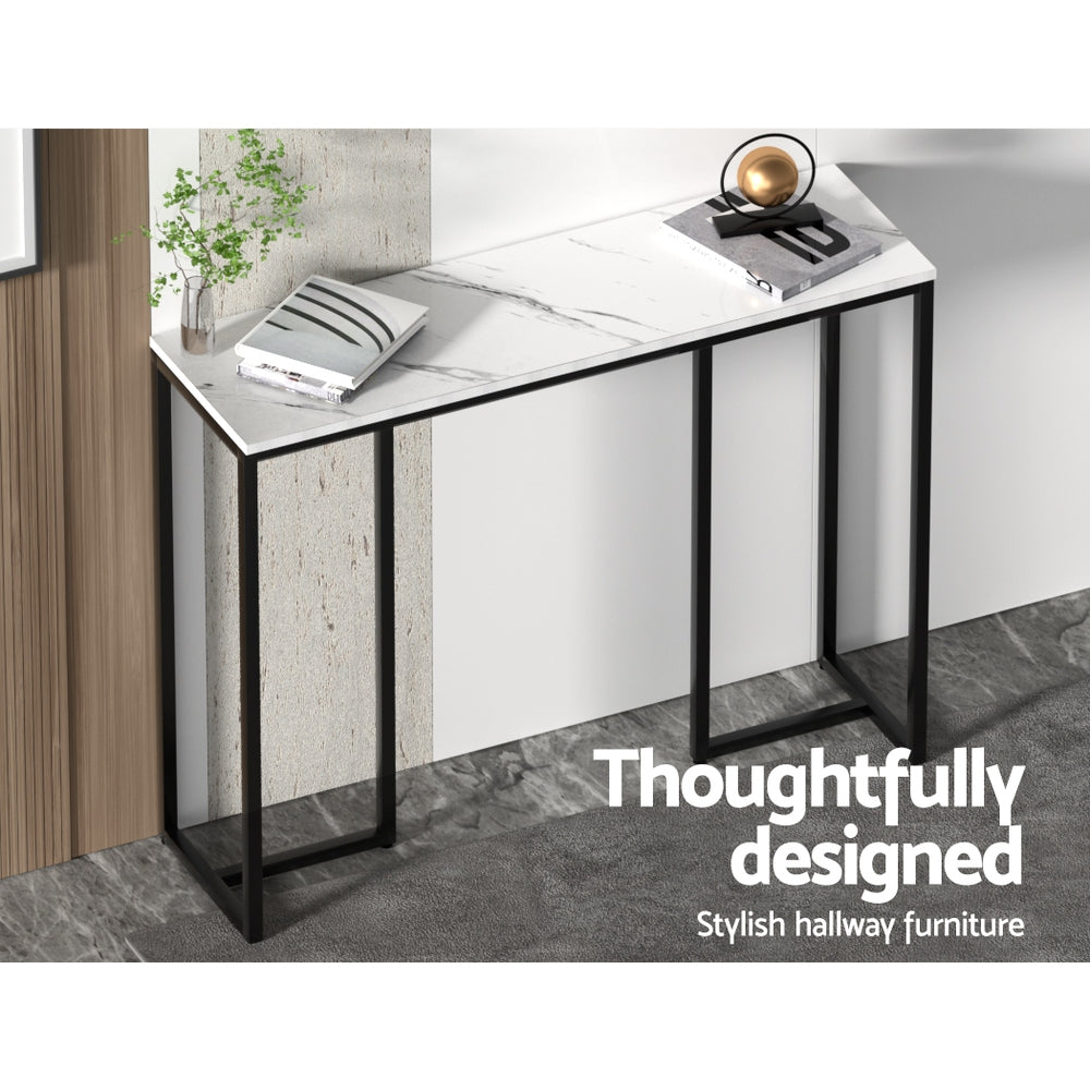 Frenisha Marble Effect Console Table