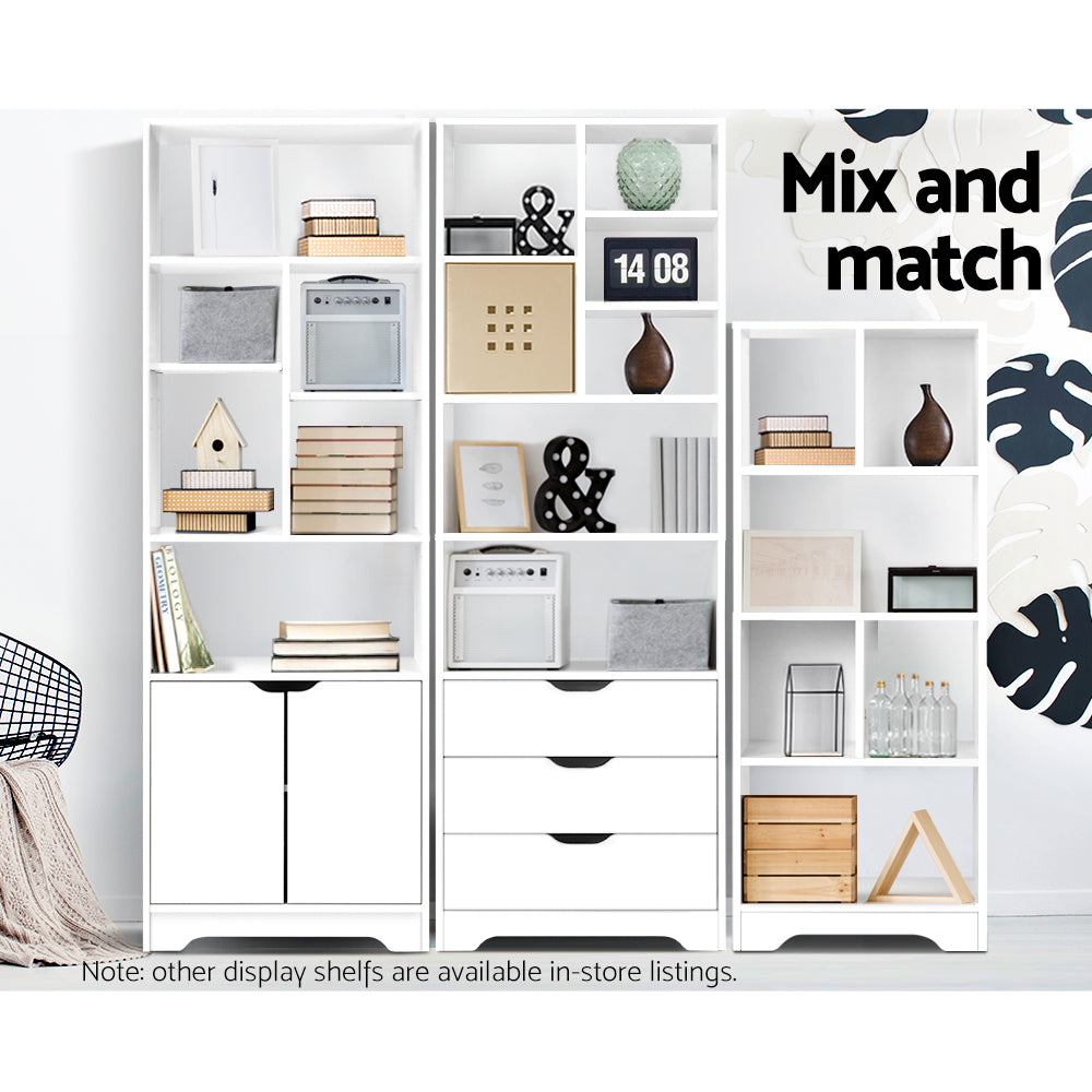 Nana White Bookshelf with Drawers