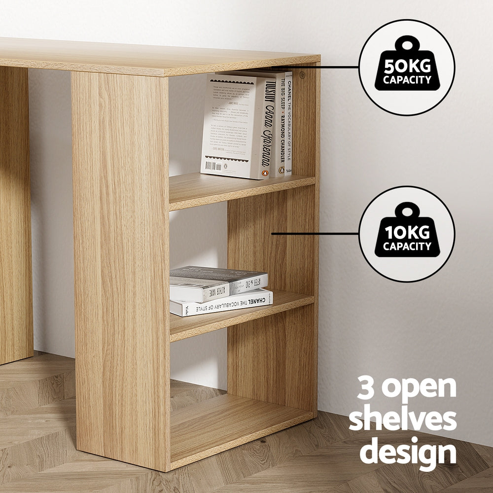 Rattan 120cm Computer Desk