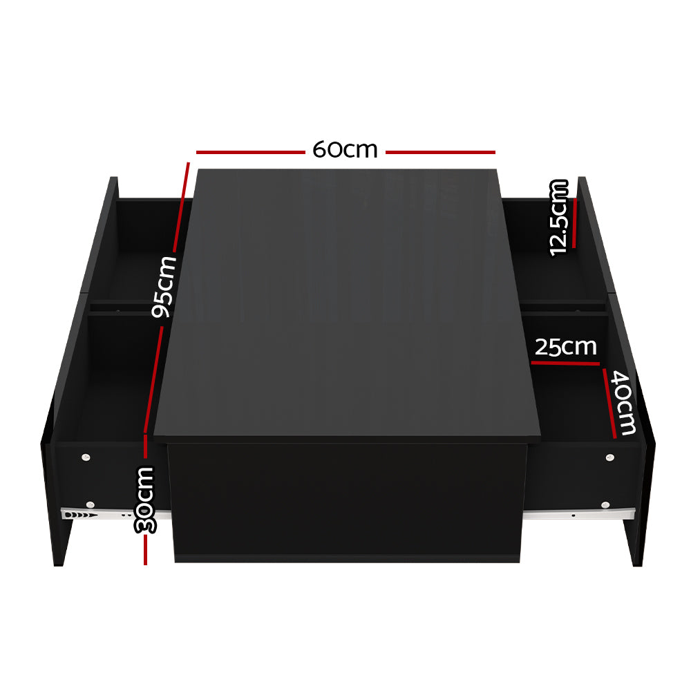 Trevi 4 Drawer Coffee Table