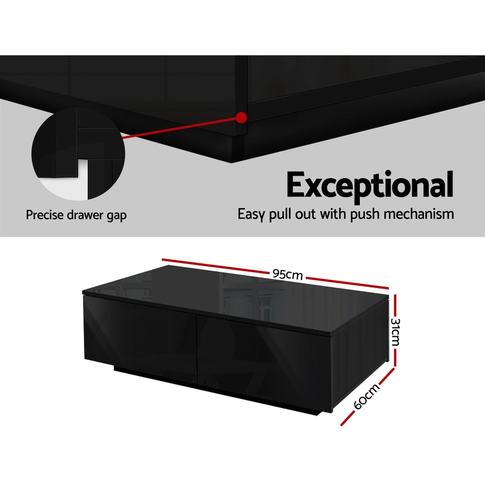 Trevi 4 Drawer Coffee Table