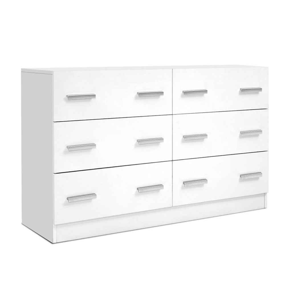 Veda White Chest of Drawers