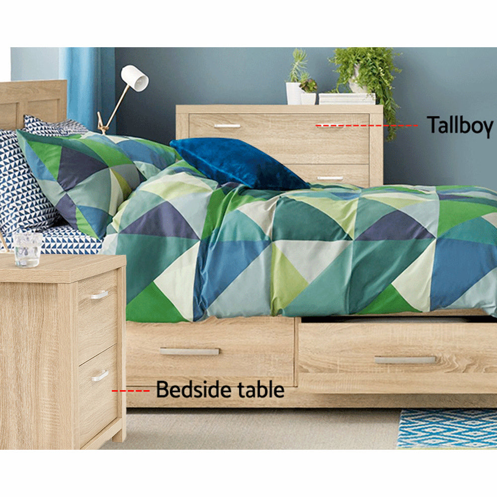 Maxi Pine Bedside Table