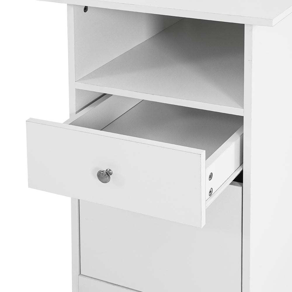 White 150cm L-Shape Computer Desk