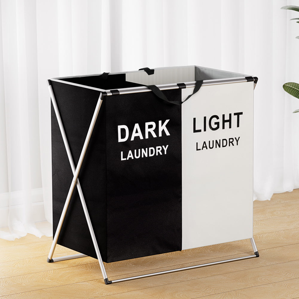 2 Section Laundry Basket