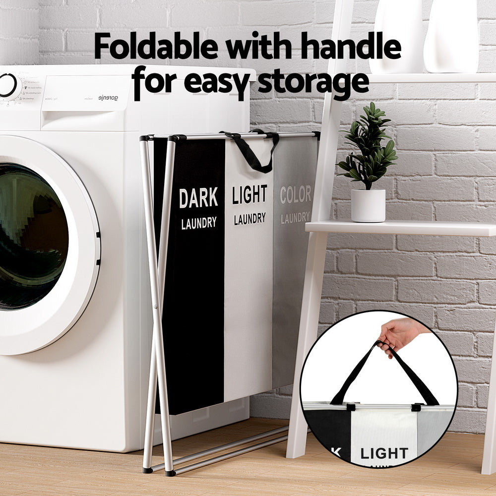 3 Section Laundry Basket