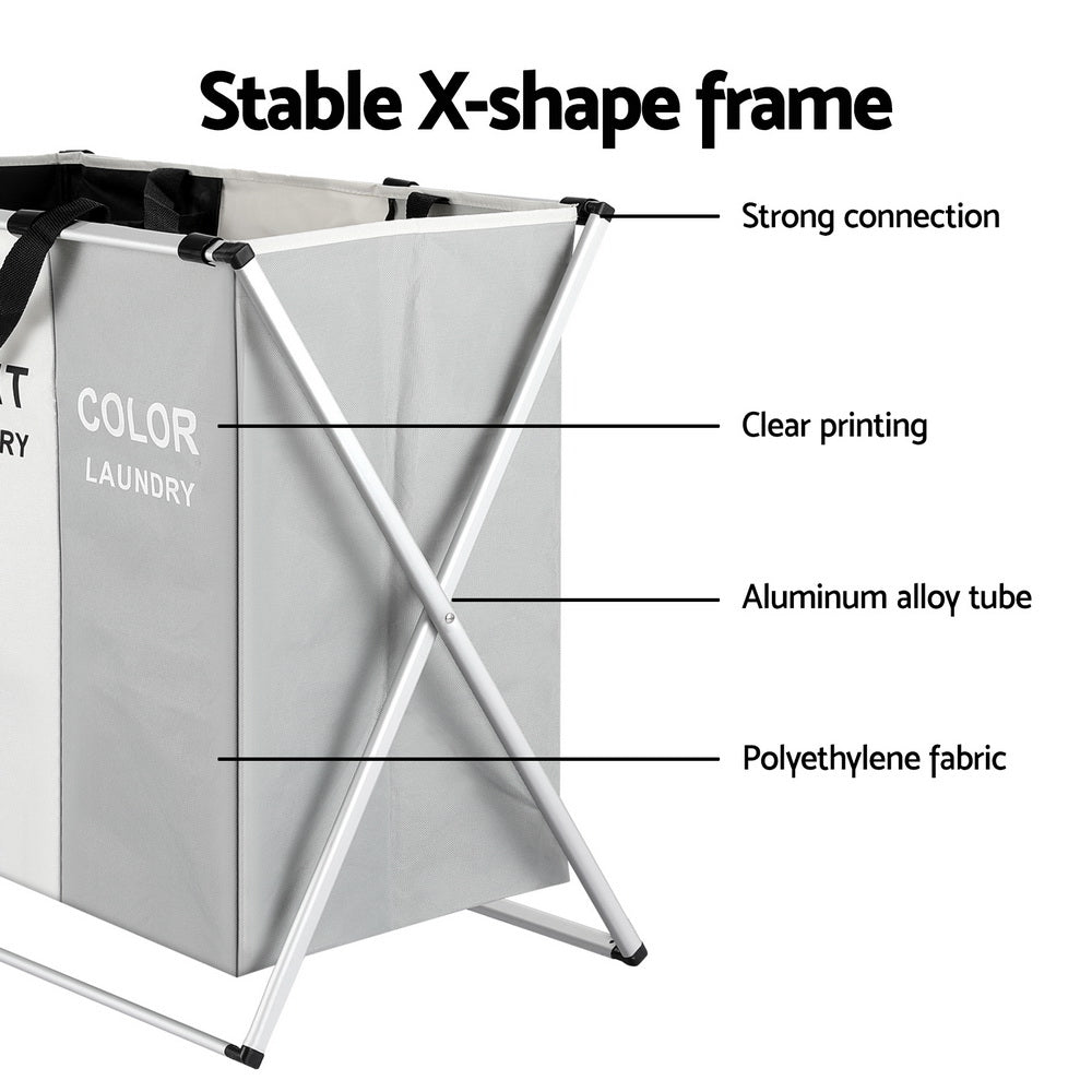 3 Section Laundry Basket