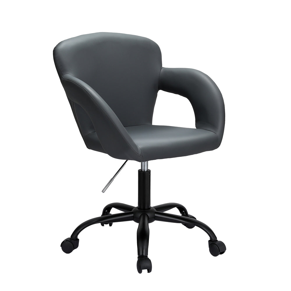 Mid Back Grey Office Chair