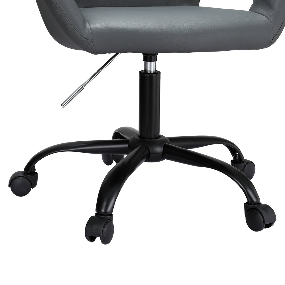 Mid Back Grey Office Chair