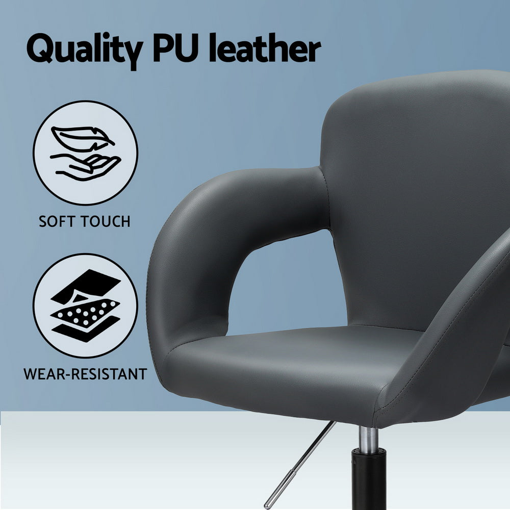Mid Back Grey Office Chair