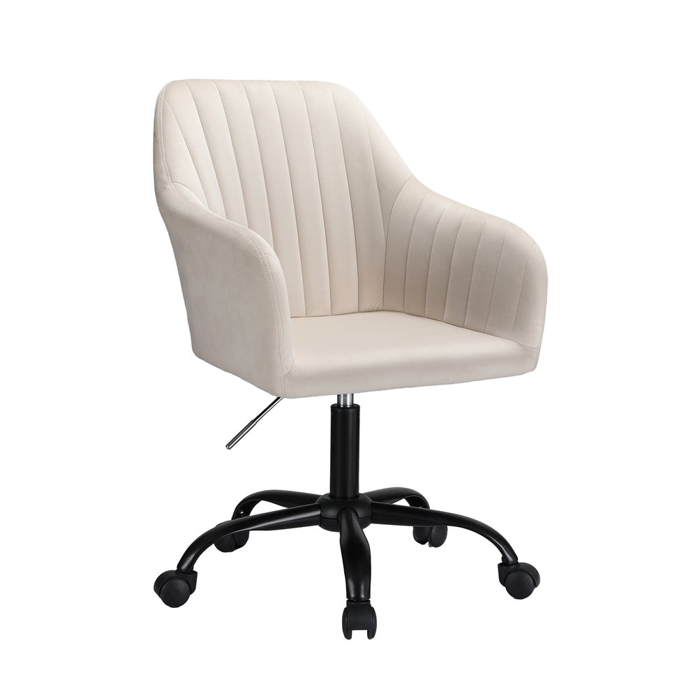 Artiss Velvet Mid Back Office Chair