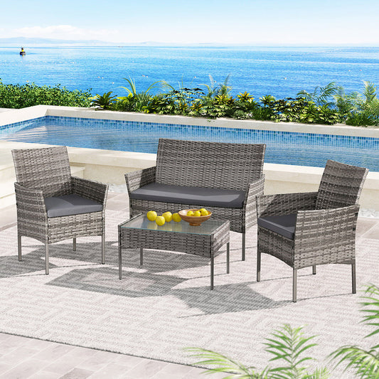 Gardeon 4 Seater Outdoor Sofa Set