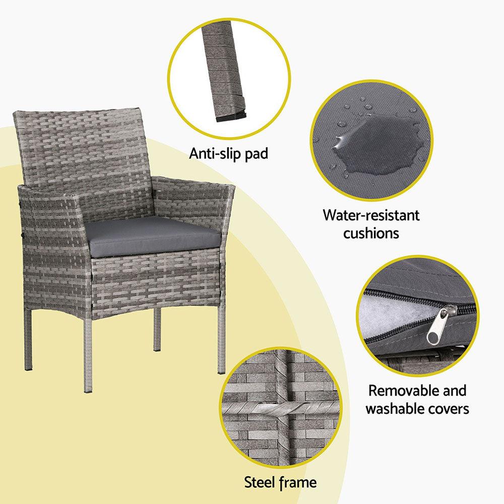 Gardeon 4 Seater Outdoor Sofa Set