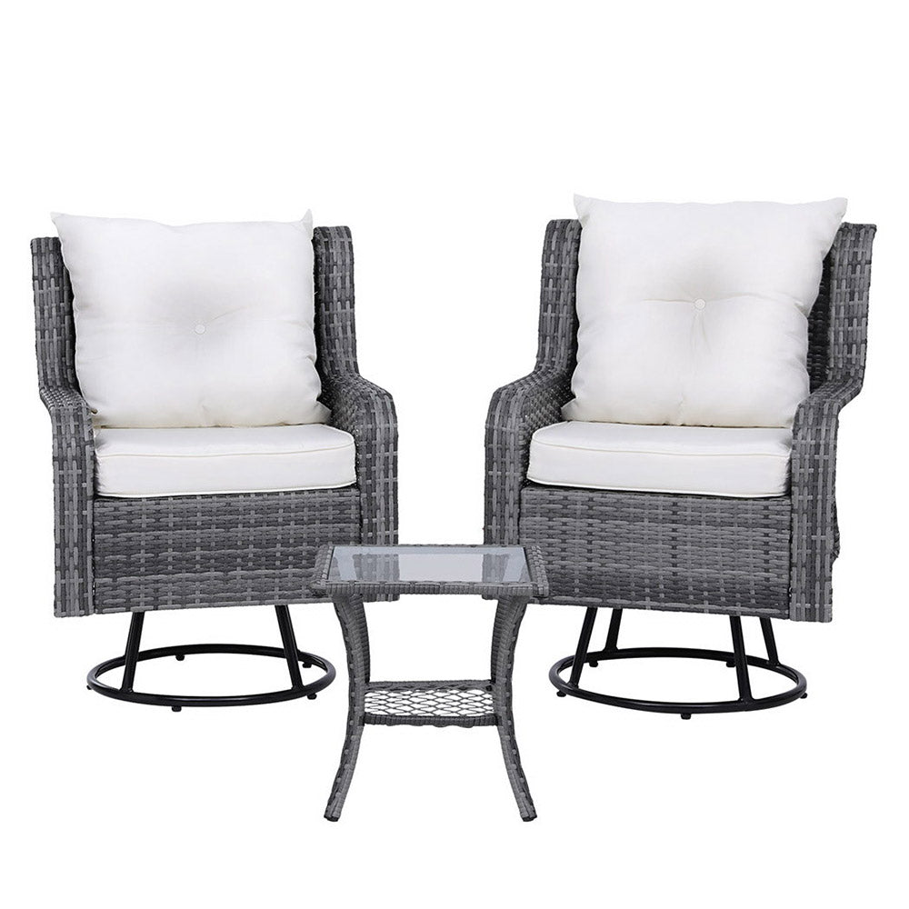 Gardeon 3 Piece Outdoor Lounge Set