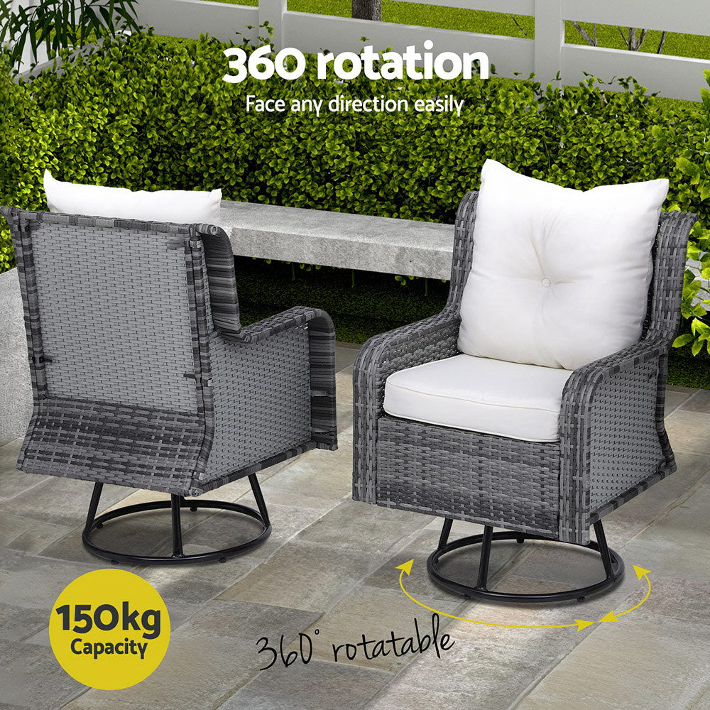 Gardeon 3 Piece Outdoor Lounge Set