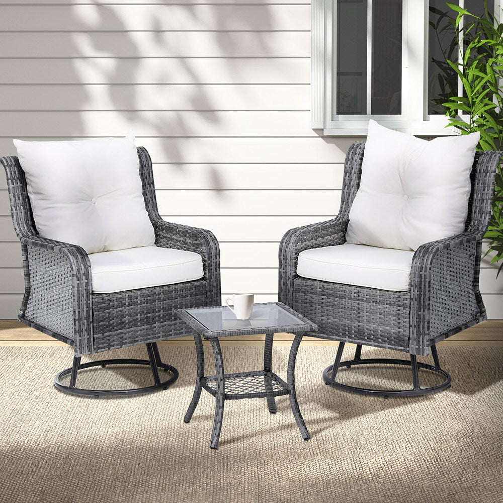 Gardeon 3 Piece Outdoor Lounge Set