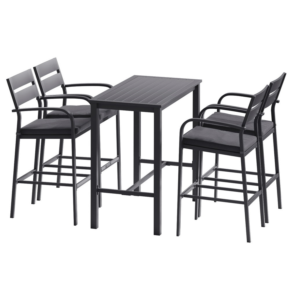 Gardeon 5 Piece Outdoor Bar Set
