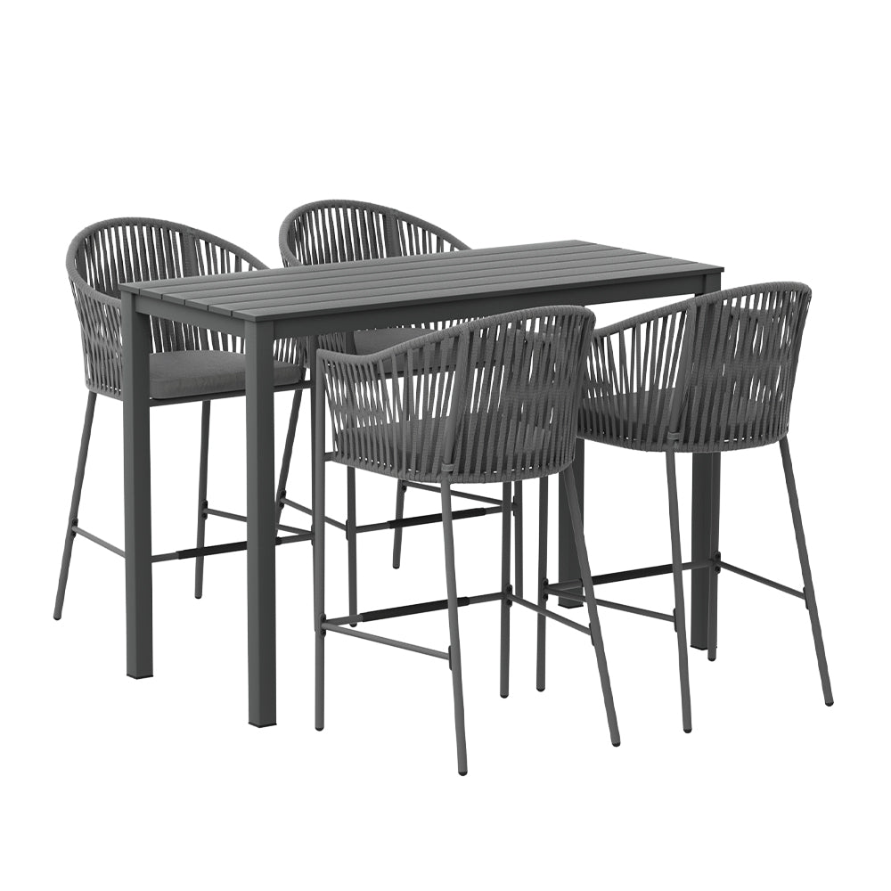 Gardeon 5 Piece Outdoor Bar Set