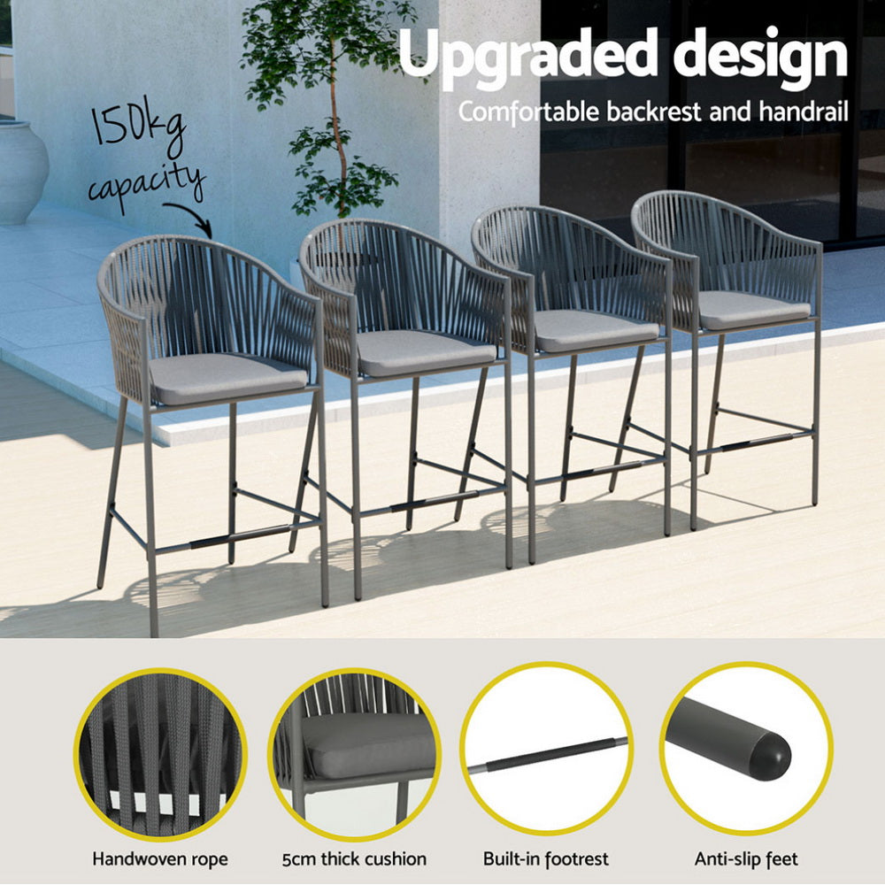 Gardeon 5 Piece Outdoor Bar Set