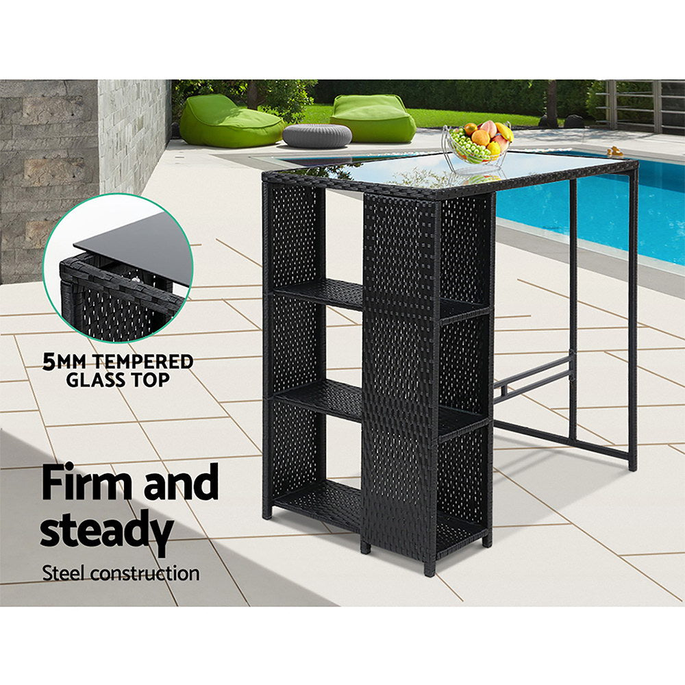 Gardeon 5 Piece Outdoor Bar Set