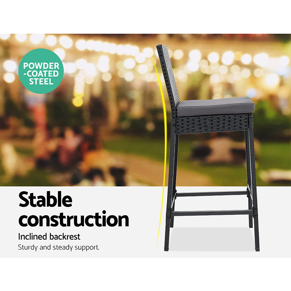 Gardeon 5 Piece Outdoor Bar Set