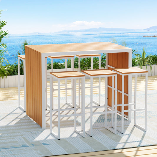Gardeon 7 Piece Outdoor Bar Set