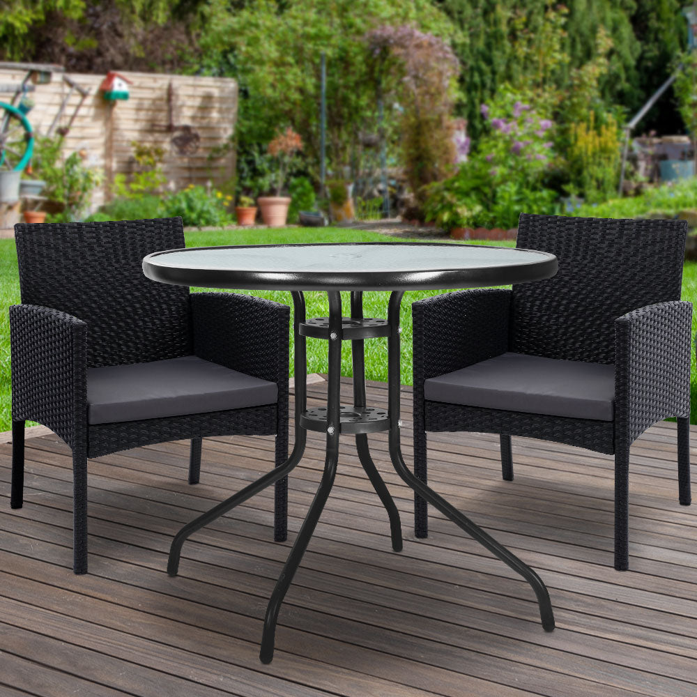 Ezra 3 Piece Bistro Set