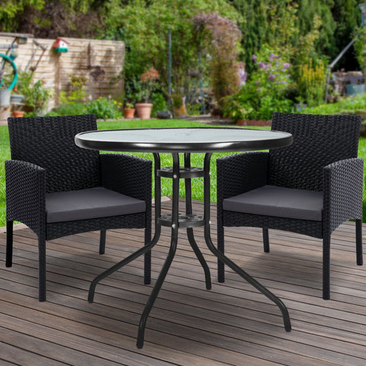 Ezra 3 Piece Bistro Set