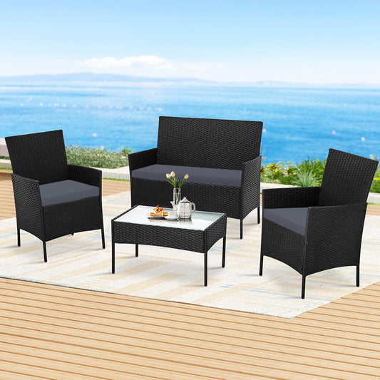 Gardeon 4 Seater Outdoor Sofa Set