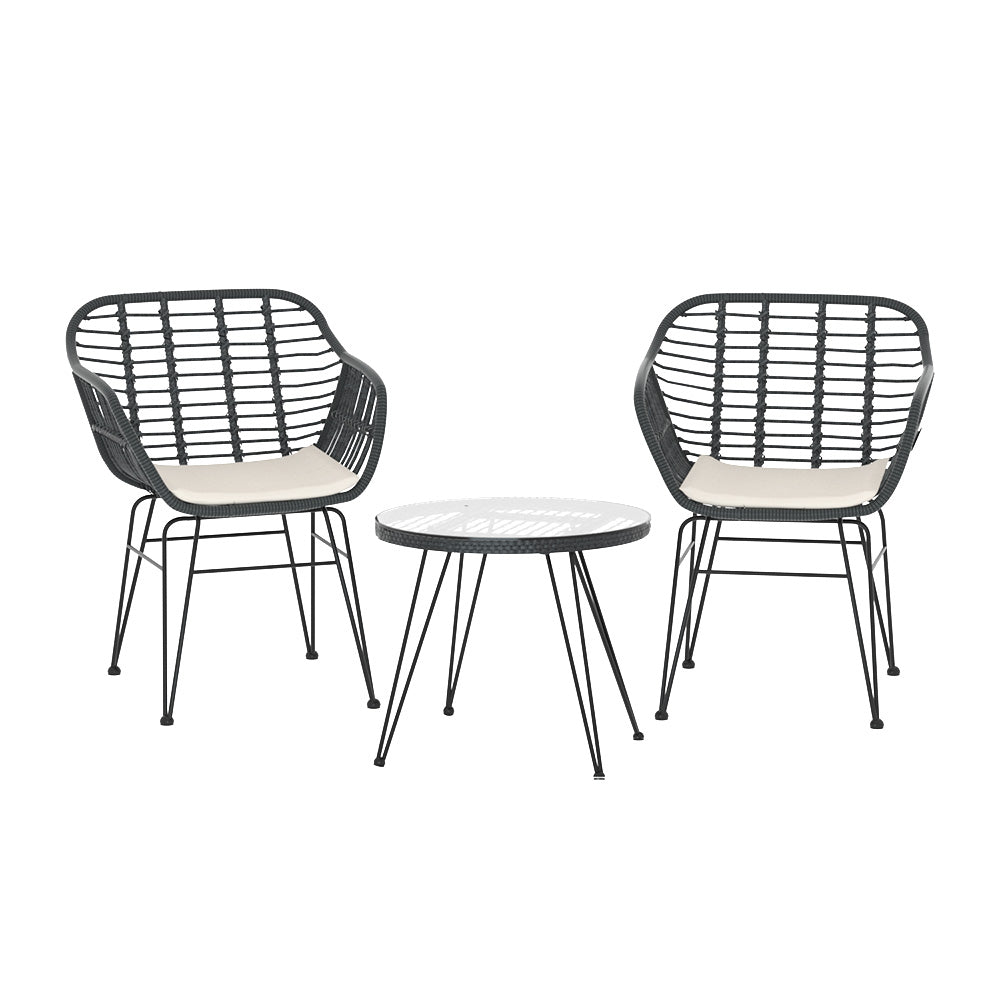 Gardeon 3 Piece Bistro Set