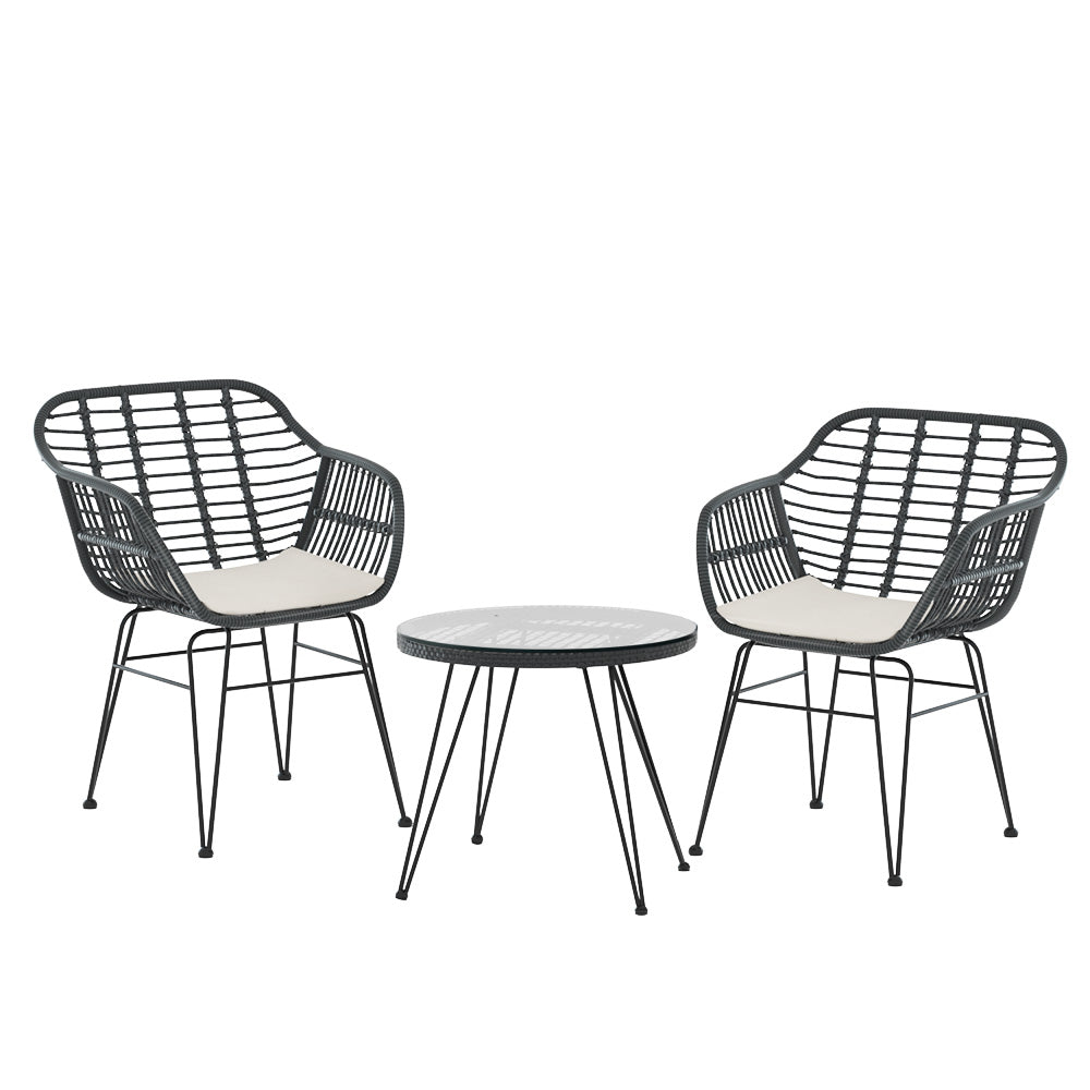 Gardeon 3 Piece Bistro Set