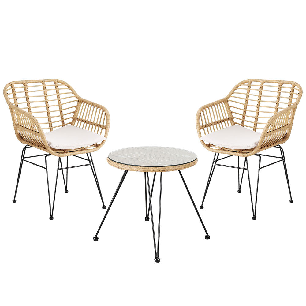 Gardeon 3 Piece Bistro Set