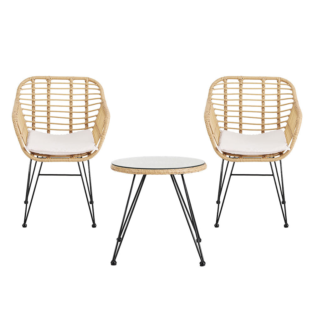 Gardeon 3 Piece Bistro Set
