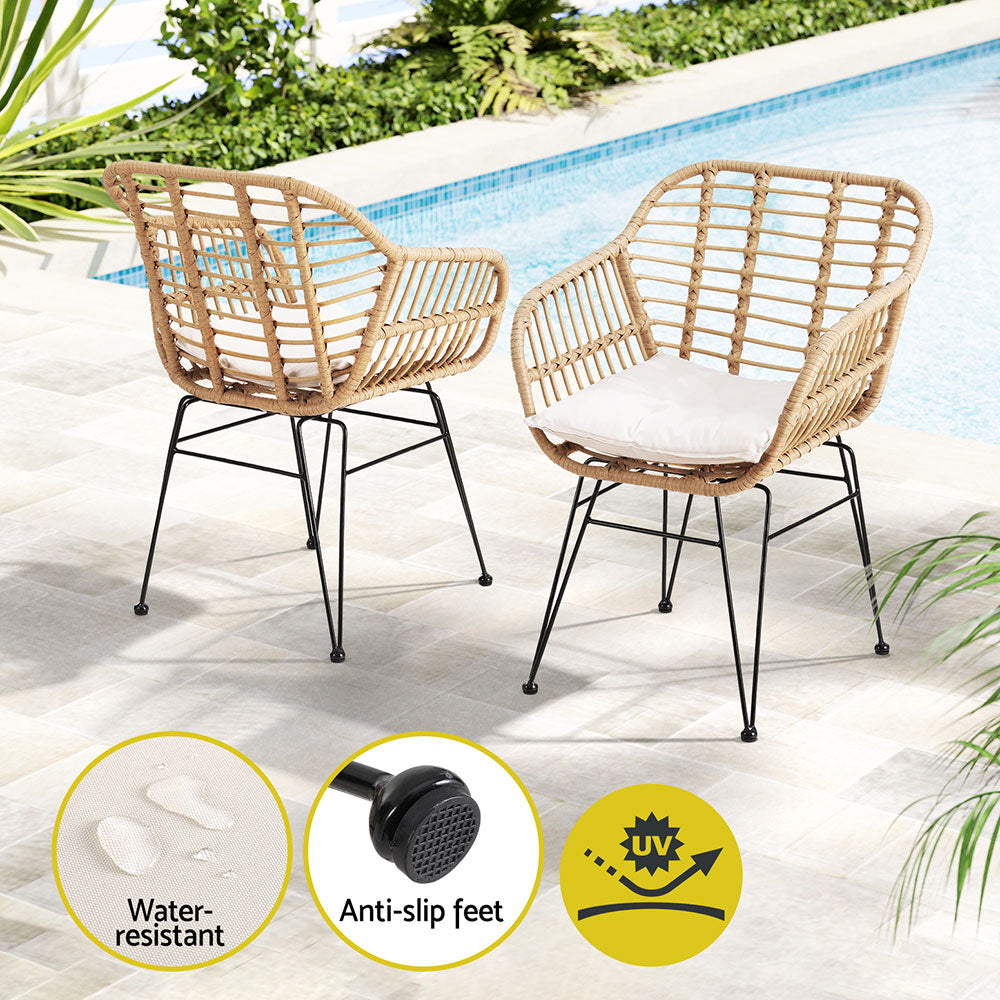 Gardeon 3 Piece Bistro Set