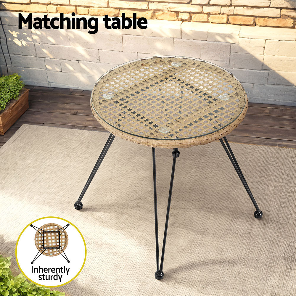 Gardeon 3 Piece Bistro Set