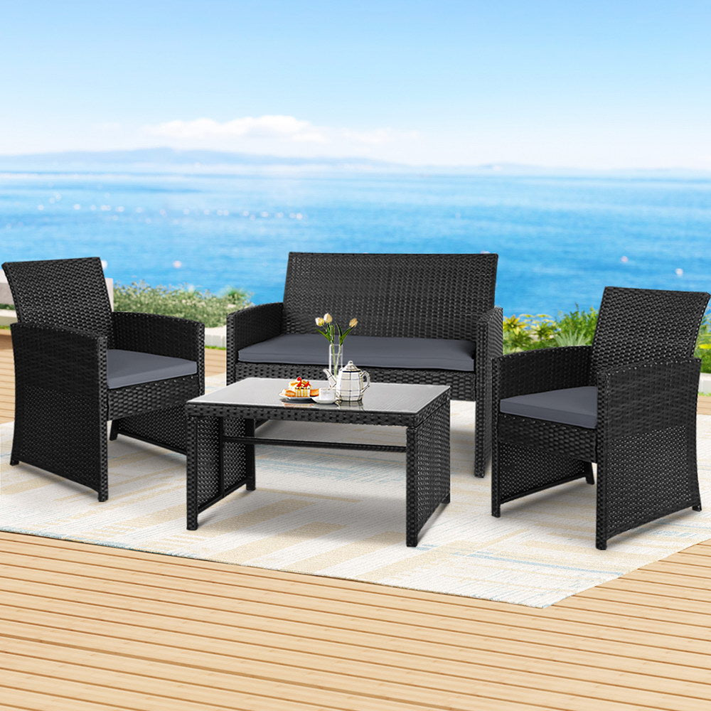 Gardeon 4 Piece Outdoor Sofa Set