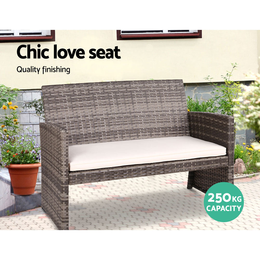 Gardeon 4 Piece Outdoor Sofa Set