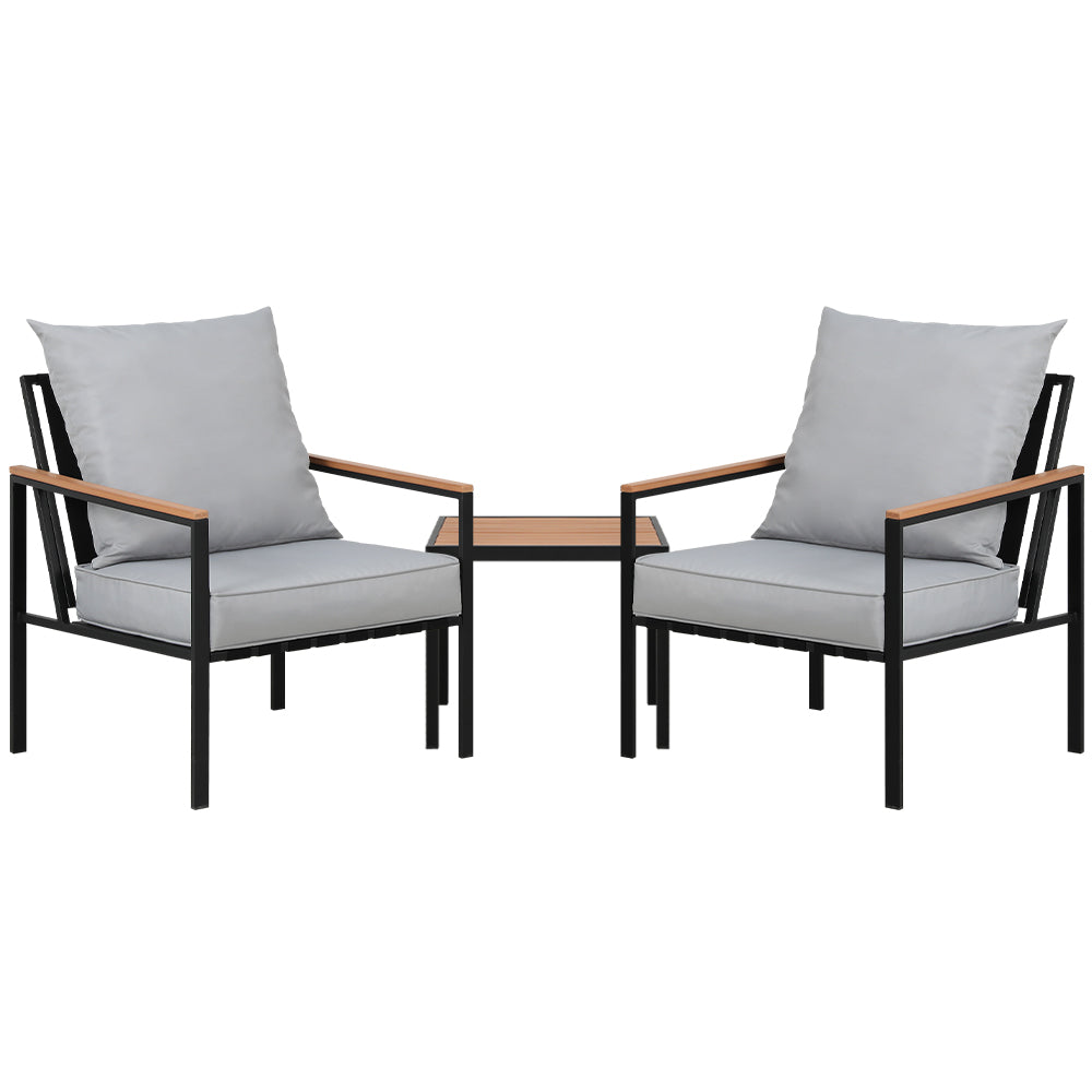 Gardeon 3 Piece Bistro Lounge Set