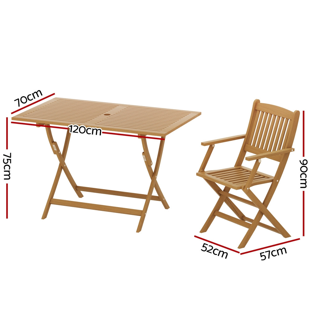 Gardeon 7 Piece Outdoor Dining Set